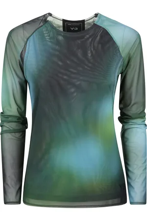 Y-3 Mujer, Camisetas, Verde, Talla: M