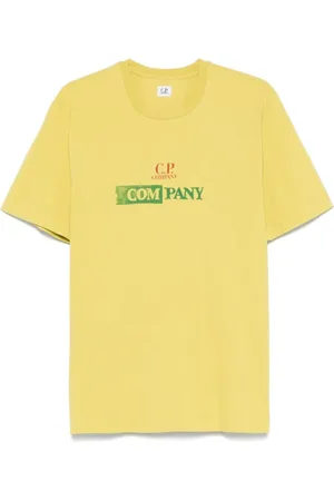 C.P. Company Hombre, Camisetas, Amarillo, Talla: XL