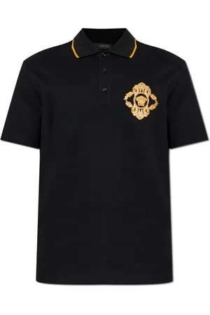 VERSACE Hombre, Camisetas, Negro, Talla: XL