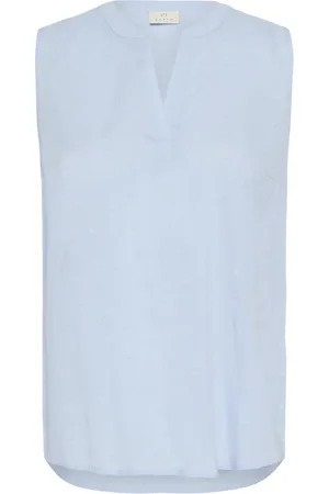 Kaffe Mujer, Camisetas, Azul, Talla: M