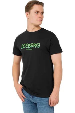 Iceberg Hombre, Camisetas, Negro, Talla: L