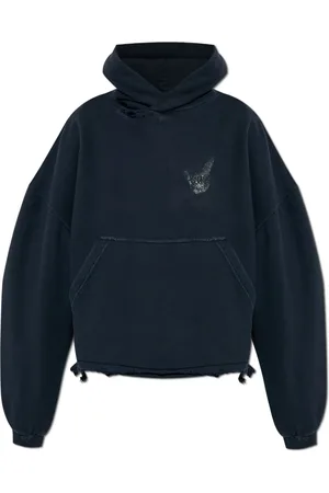 Balenciaga Mujer, Sudaderas, Azul, Talla: M