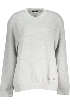 Roberto Cavalli Mujer, Sudaderas, Gris, Talla: 2XL