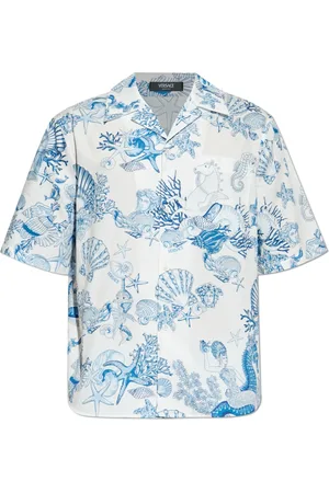 VERSACE Hombre, Camisas, Azul, Talla: XL