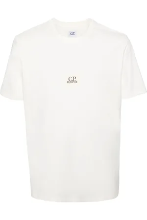 C.P. Company Hombre, Camisetas, Blanco, Talla: S