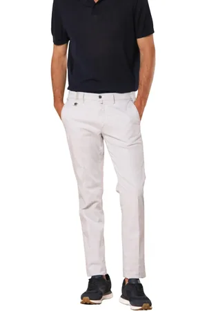 Masons Hombre, Pantalones, Blanco, Talla: L