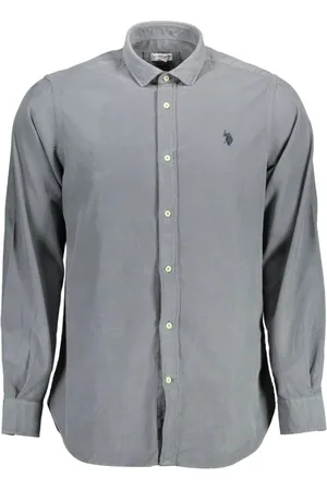 U.S. Polo Assn. Hombre, Camisas, Gris, Talla: L
