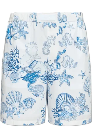 VERSACE Hombre, Pantalones cortos, Azul, Talla: XL