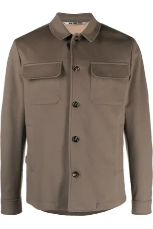 Kired Hombre, Chaquetas, Marrón, Talla: L