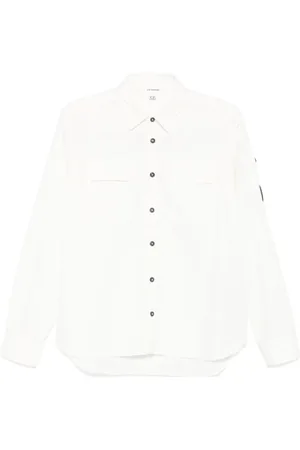 C.P. Company Hombre, Camisas, Blanco, Talla: 2XL