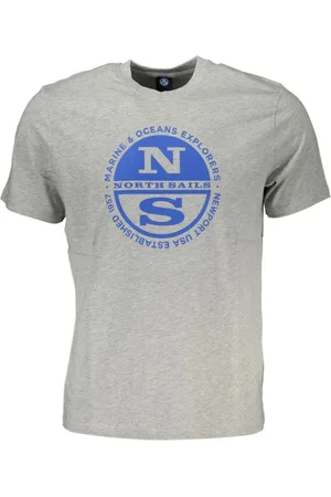 North Sails Hombre, Camisetas, Gris, Talla: S