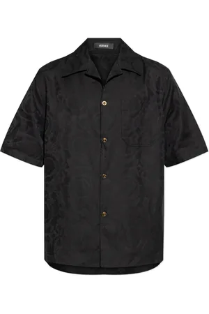 VERSACE Hombre, Camisas, Negro, Talla: L