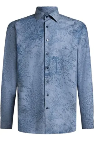 Etro Hombre, Camisas, Azul, Talla: M