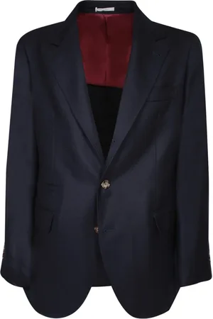 Brunello Cucinelli Hombre, Chaquetas, Azul, Talla: L