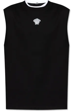 VERSACE Hombre, Camisetas, Negro, Talla: XL