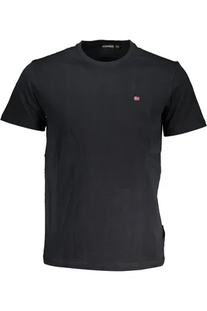 Napapijri Hombre, Camisetas, Negro, Talla: M