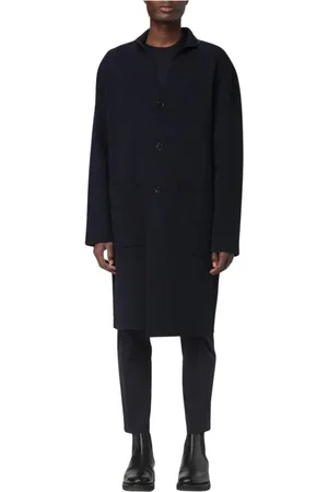 Roberto Collina Hombre, Abrigos, Azul, Talla: L