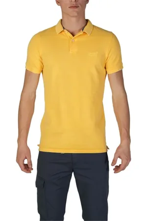 Superdry Hombre, Camisetas, Amarillo, Talla: M