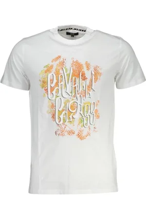 Roberto Cavalli Hombre, Camisetas, Blanco, Talla: 2XL