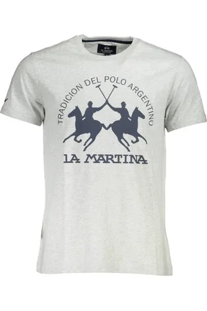 La Martina Hombre, Camisetas, Gris, Talla: M