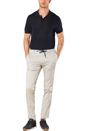 Masons Hombre, Pantalones, Gris, Talla: L
