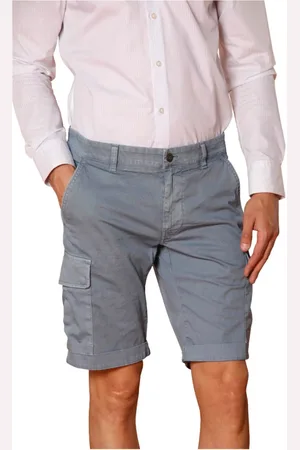 Masons Hombre, Pantalones cortos, Azul, Talla: XL