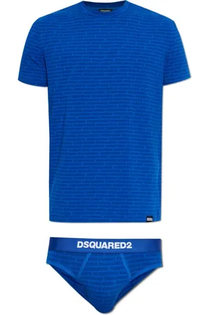 Dsquared2 Hombre, Pijama, Azul, Talla: M