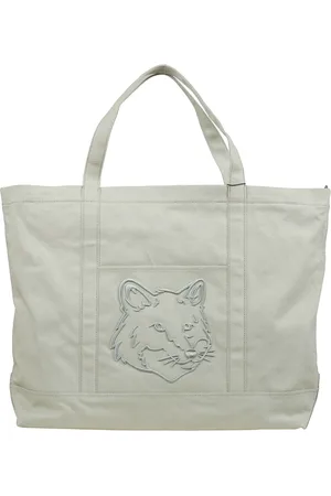 Maison Kitsuné Mujer, Bolsos, Gris, Talla: ONE Size
