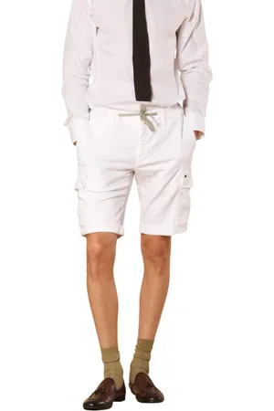 Masons Hombre, Pantalones cortos, Blanco, Talla: M