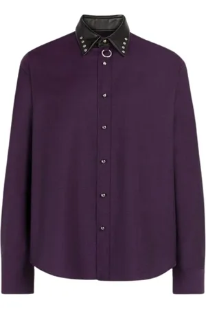 Roberto Cavalli Hombre, Camisas, Púrpura, Talla: S