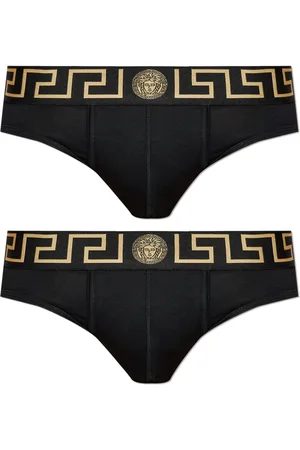 VERSACE Hombre, Ropa interior, Negro, Talla: M