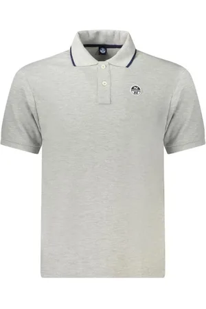 North Sails Hombre, Camisetas, Gris, Talla: S