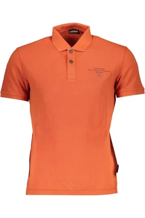 Napapijri Hombre, Camisetas, Naranja, Talla: M