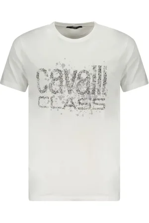 Roberto Cavalli Hombre, Camisetas, Blanco, Talla: M