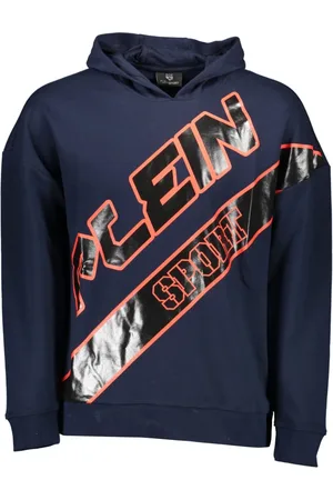 Philipp Plein Hombre, Sudaderas, Azul, Talla: L