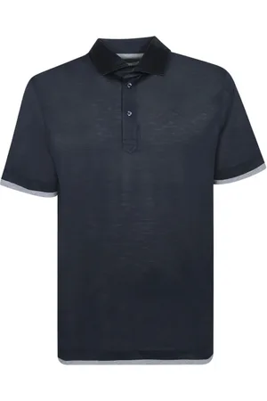 Brunello Cucinelli Hombre, Camisetas, Azul, Talla: S