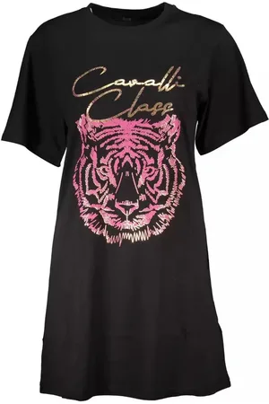 Roberto Cavalli Mujer, Camisetas, Negro, Talla: L