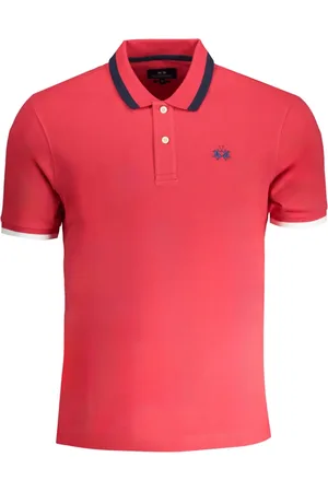La Martina Hombre, Camisetas, Rojo, Talla: M