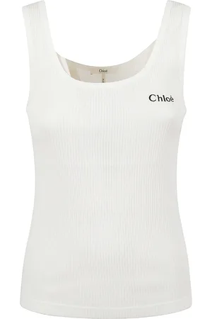 Chloé Mujer, Camisetas, Blanco, Talla: XS
