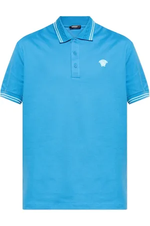 VERSACE Hombre, Camisetas, Azul, Talla: L