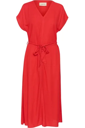 Cream Mujer, Vestidos, Rojo, Talla: S