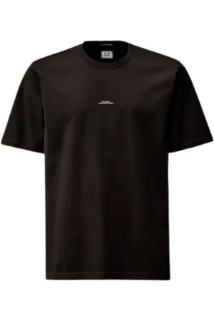 C.P. Company Hombre, Camisetas, Negro, Talla: S