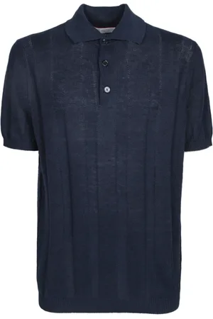 Brunello Cucinelli Hombre, Camisetas, Azul, Talla: M