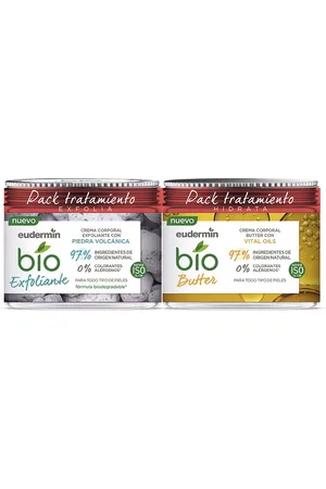 Eudermin Cosmética Corporal BIO NATURAL EXFOLIA + HIDRATA LOTE