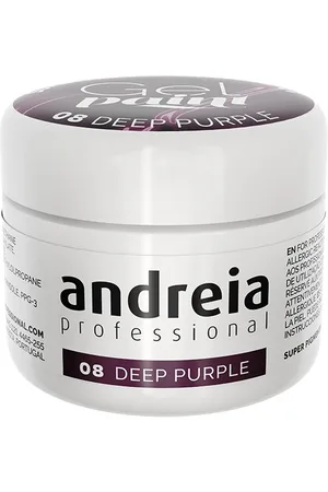Andreia Gel paint deep purple 08 4 ml, gel de pintura para decorar uñas. Belleza y cuidado de tu cabello y tu piel con .