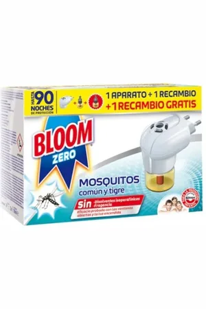 Bloom Zero Mosquitos Común y Tigre Aparato + 2 Recambios