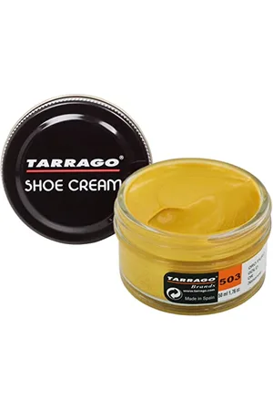 Tarrago Crema para zapatos - Betún para zapatos profesional con cera de carnauba para volver a colorear y pulir - Zapatos y botas de cuero liso - Más de 100 colores - 50 ml/1,7 F