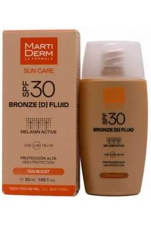 Martiderm Raíz Inicio SOL PROTECTORES SOLARES COSMÉTICA Y BELLEZA amazon - SUN CARE BRONZE D FLUIDO TODO TIPO DE PIEL SPF30 (50 ML)