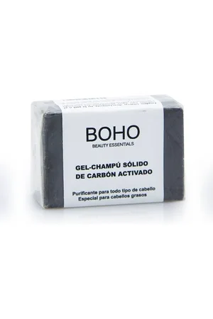 BOHO CHAMPU SOLIDO CARBON ACTIVO 60gr - Natural y Sin Químicos