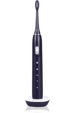 DAM . Cepillo dental eléctrico sónico ET06 con 4 modos de cepillado y base de carga. Incluye 2 cabezales.Medidas : 2x2x19cm.